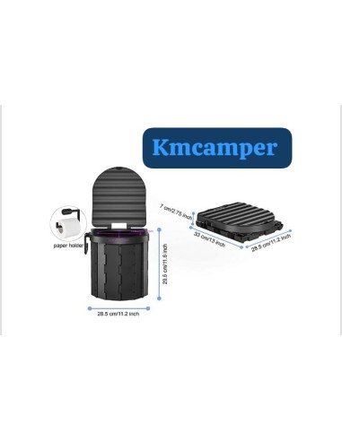 WC INODORO PLEGABLE DE CAMPING