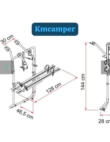 PORTABICICLETA CARRY BIKE VW T5,T6 Y...