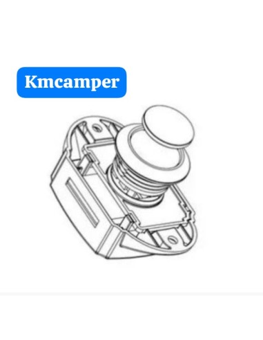 CIERRE PARA PUERTA CON PULSADOR NEGRO