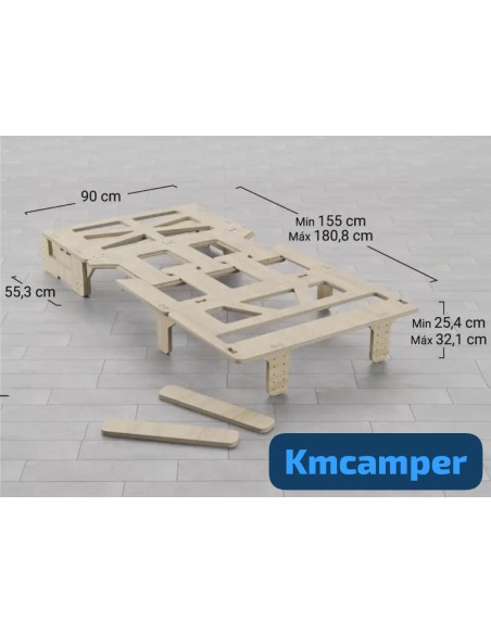 KIT CAMA PARA COCHE KMCAMPER