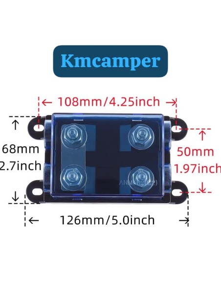 PORTAFUSIBLE MEGA 2 VÍAS