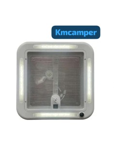 CLARABOYA CON VENTILADOR Y LUZ LED 32 TRASPARENTE 2