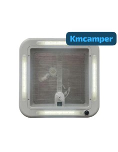 CLARABOYA CON VENTILADOR Y LUZ LED 32 BLANCA 2