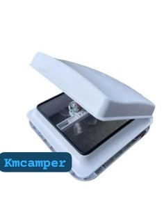 Claraboya con ventilador 28 blanca