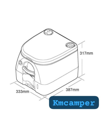 POTTI DOMETIC 972 GRIS