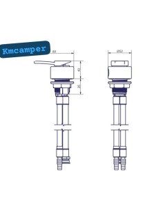 PREMEZCLADOR FLORENZ KOMPAKT JG SATIN BLACK 3/8" 2