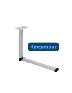 PIE DE MESA 2 POSICIONES EN ALUMINIO 2