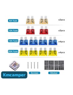 CAJA 6 FUSIBLES (POSITIVO Y NEGATIVO) 2