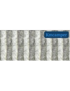 CORTINA TERCIOPELO 560 x 1850 GRIS-BLANCO