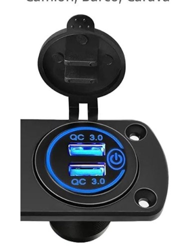 TOMA USB DOBLE TACTIL (a escojer)