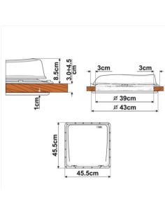 Claraboya Fiamma Vent 160 Cristal 2