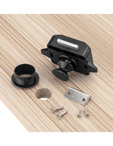 Cierre para puertas con pulsador...