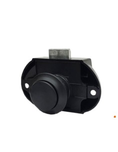 CIERRE PARA PUERTA CON PULSADOR NEGRO