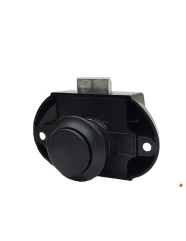 CIERRE PARA PUERTA CON PULSADOR NEGRO