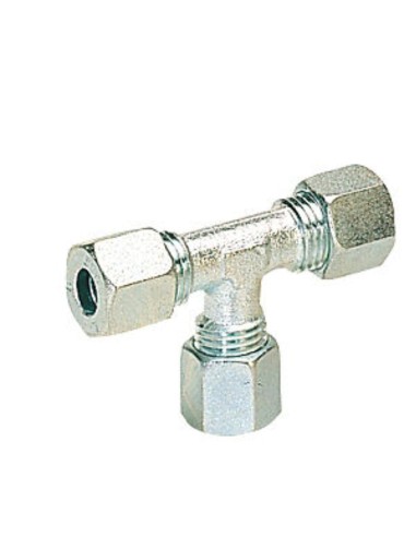 CONECTOR ERMETO EN T DE 8MM