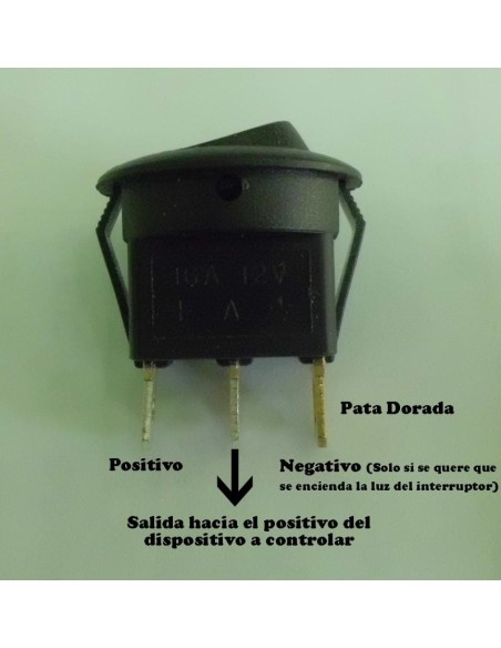 INTERRUPTOR UNIPOLAR 12V
