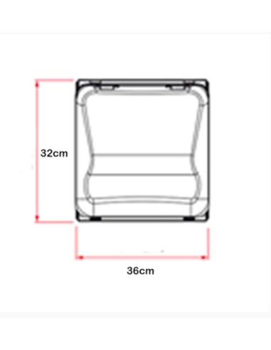 CLARABOYA CON VENTILADOR 28CRISTAL