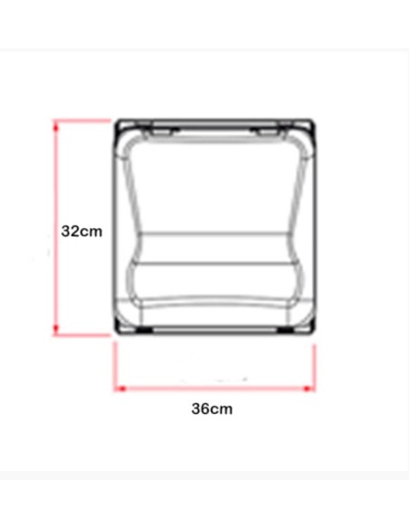 CLARABOYA CON VENTILADOR 28CRISTAL