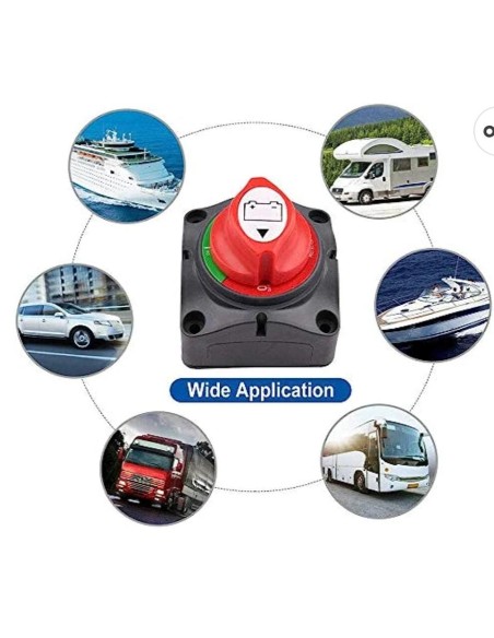 DESCONECTADOR DE BATERÍA EXTERNO DE SUPERFICIE 200AMP