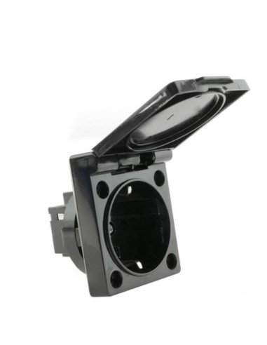 BASE ENCHUFE EMPOTRABLE IP44 CON TAPA...