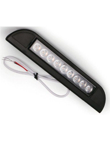 Luz exterior LED, negra, IP67, 3000K,...