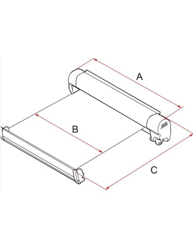 Toldo Fiamma F45S - Toldo de pared...