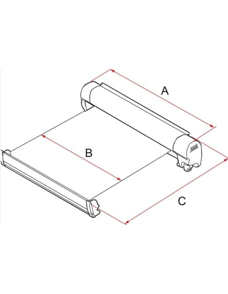 Toldo Fiamma F45S - Toldo de pared (varias medidas y colores)