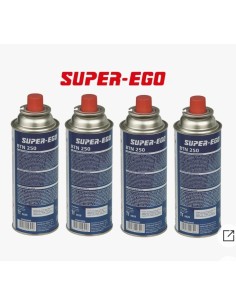 PACK 4 CARTUCHOS DE GAS B250 SUPER-EGO