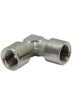 CODO H-H LATÓN NIQUELADO R1/4