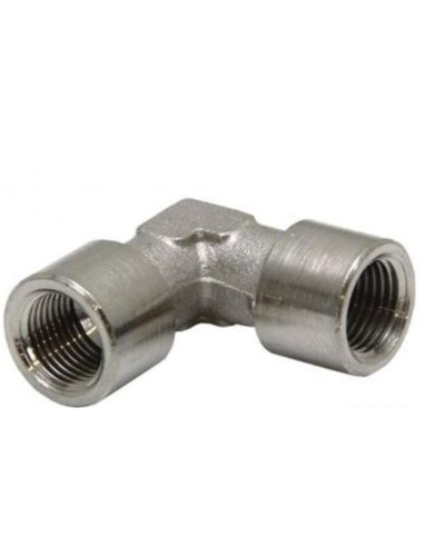 CODO H-H LATÓN NIQUELADO R1/4