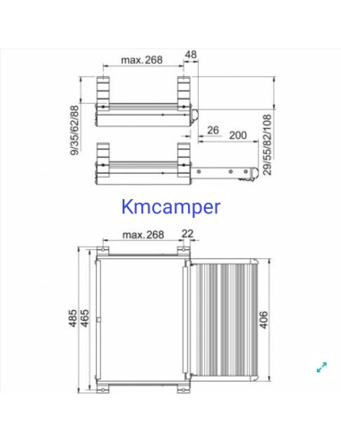 ESCALÓN MANUEL 400 SLIDE OUT THULE