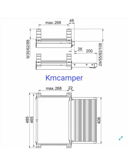 ESCALÓN MANUEL 400 SLIDE OUT THULE