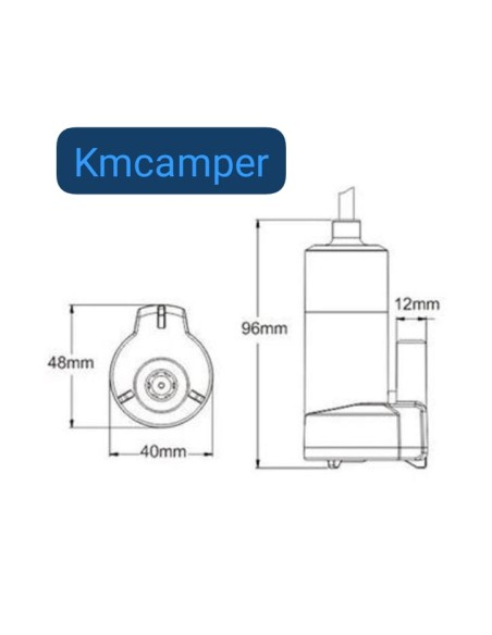 BOMBA SEAFLO SUMERGIBLE 16L 12V