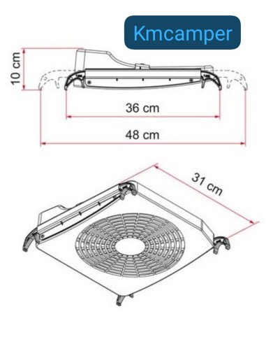 KIT VENTILADOR TURBO (PARA CLARABOYA)