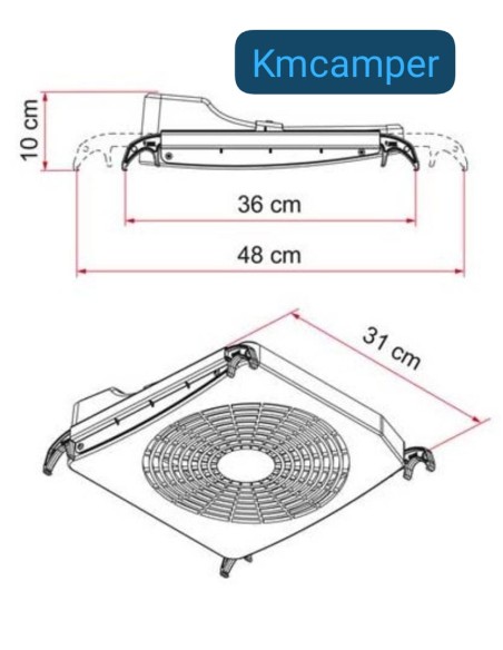 KIT VENTILADOR TURBO (PARA CLARABOYA)