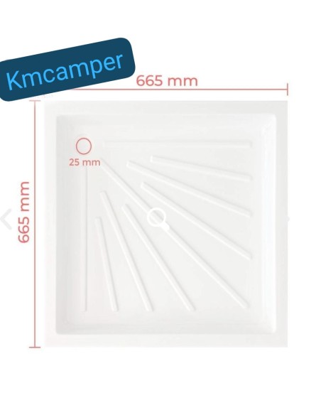 PLATO DE DUCHA DE 66,5 X 66,5