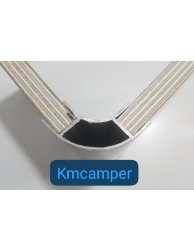 PERFIL ALUMINIO CURVA 2,2M