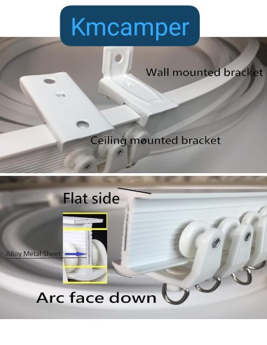 RIEL DE CORTINA FLEXIBLE