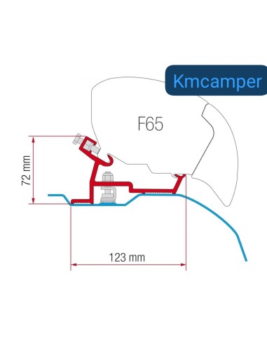 Soporte F65 y F80S Ducato-Jumper-Boxer