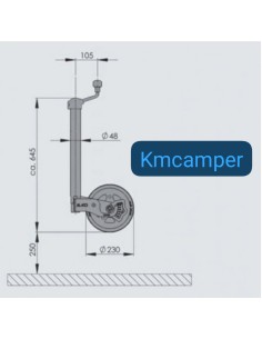 RUEDA JOCKEY AL-CO PREMIUM 2