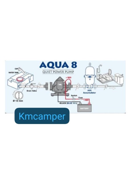 BOMBA AQUA 8 FIAMMA 10L/MIN