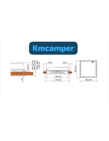 CLARABOYA FIAMMA TURBO VENT PREMIUM CRYSTAL