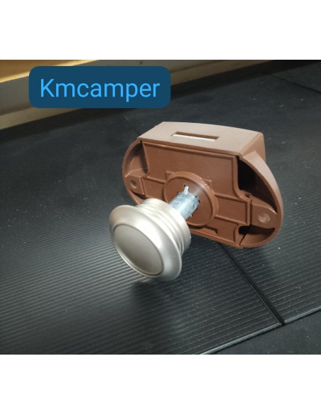 CIERRE CON PULSADOR PARA PUERTA DOBLE