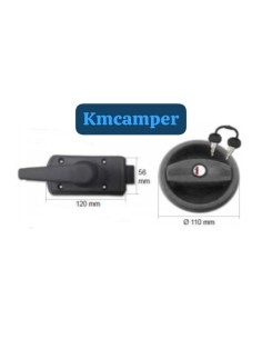 CERRADURA ZADI EUROPA DERECHA NEGRA 2