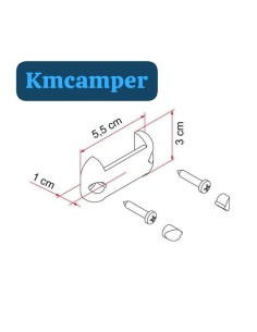 FIX ORGANIZER  FIAMMA (SOPORTES PARA COLGAR) 2